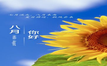 社区8月工作总结5篇