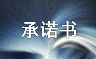 质量承诺书模板推荐5篇