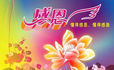 关于感恩的心得体会7篇