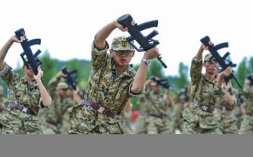 军训三天心得体会400字5篇