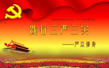 践行三严三实心得体会7篇