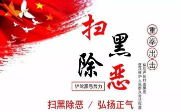 扫黑除恶工工作总结8篇