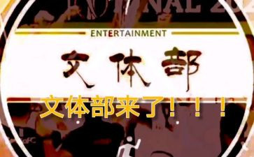 文体部的工作总结7篇