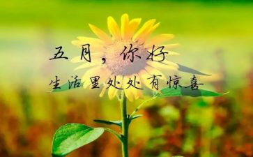大班五月份月工作总结6篇