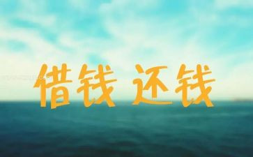 要账申请书参考5篇