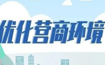 营商调研报告5篇
