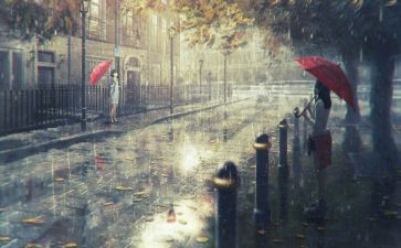 秋雨吟作文模板5篇